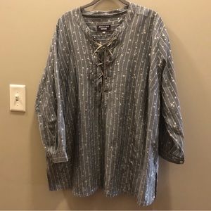 Johnnie Was Workshop Star Tunic Top 2X
